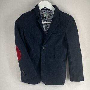Kids Classic Navy Blazer with Red Patch